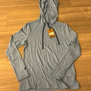 Ridge Merino Solstice Hoodie Sunshirt Blue Sky XS BRAND NEW